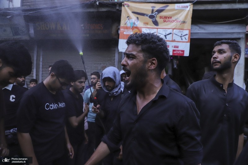 دسته عزاداری سنتی در کشمیر ھند