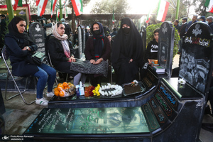 مراسم بزرگداشت شهدای رسانه در بهشت زهرا (س)