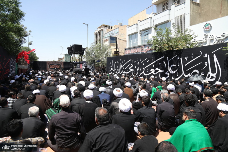 مراسم شهادت امام جعفر صادق(ع) با حضور آیت الله العظمی وحید خراسانی