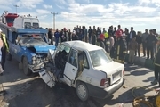 حادثه رانندگی دراتوبان قزوین- رشت منجر به مصدومیت هشت نفر شد