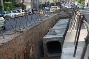 کانال رضانژاد مشکل آبگرفتگی مناطق مرکزی شهر را مرتفع می‌کند