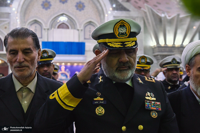 تجدید میثاق فرمانده و پرسنل نیروی دریایی ارتش جمهوری اسلامی ایران با آرمان‌های امام خمینی(س)