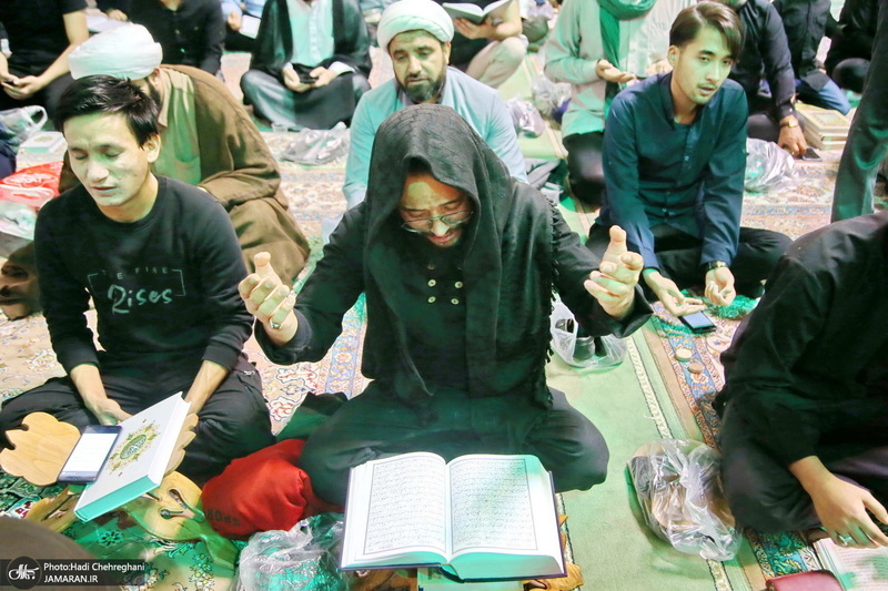 مراسم احیای شب بیست و یکم ماه رمضان در حرم مطهر حضرت معصومه (س)