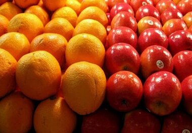 ۱۶۰۰ تن سیب و پرتقال تنظیم بازار در کرمانشاه توزیع می‌شود