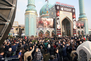 مراسم تشييع شهيد درياسالار علی شمخانی در امام زاده صالح (ع)