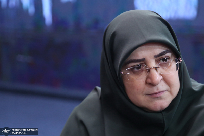 غرفه موسسه تنظيم و نشر آثار امام خمينی (ره) در سی و ششمین نمایشگاه کتاب تهران-2 - فاطمه مهاجرانی