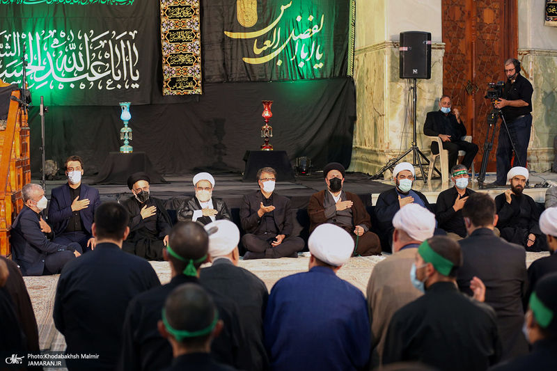 مراسم عزاداری شب عاشورای حسینی (ع) در حرم امام خمینی (س)
