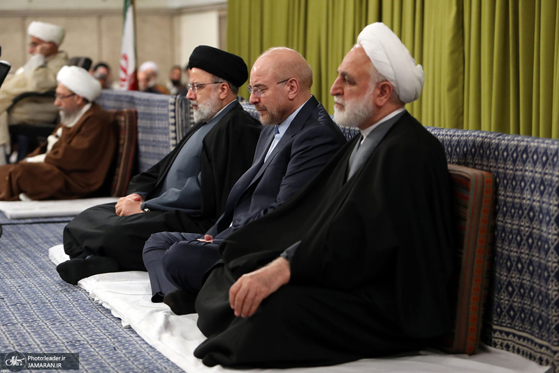 دیدار مسئولان نظام و سفرای کشورهای اسلامی با رهبر معظم انقلاب