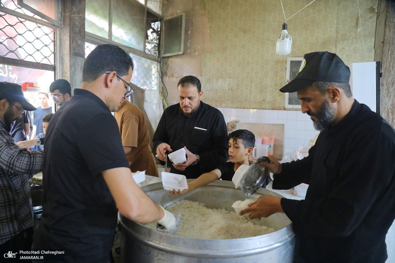 ایستگاه صلواتی کتائب سیدالشهداء عراق به مناسبت رحلت امام خمینی در قم