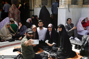 مراسم تحويل سال در آستان حضرت امام زاده صالح (ع)