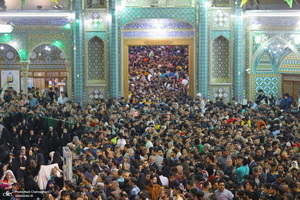 مراسم آغاز سال نو در حرم حضرت معصومه (س)
