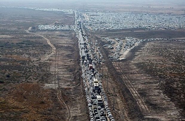 جاده‌های منتهی به شلمچه و چذابه برای تردد زائران اربعین مشکل دارند