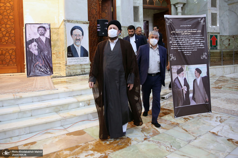 مراسم چهلمین روز ارتحال سید محمود دعایی در حرم مطهر امام خمینی