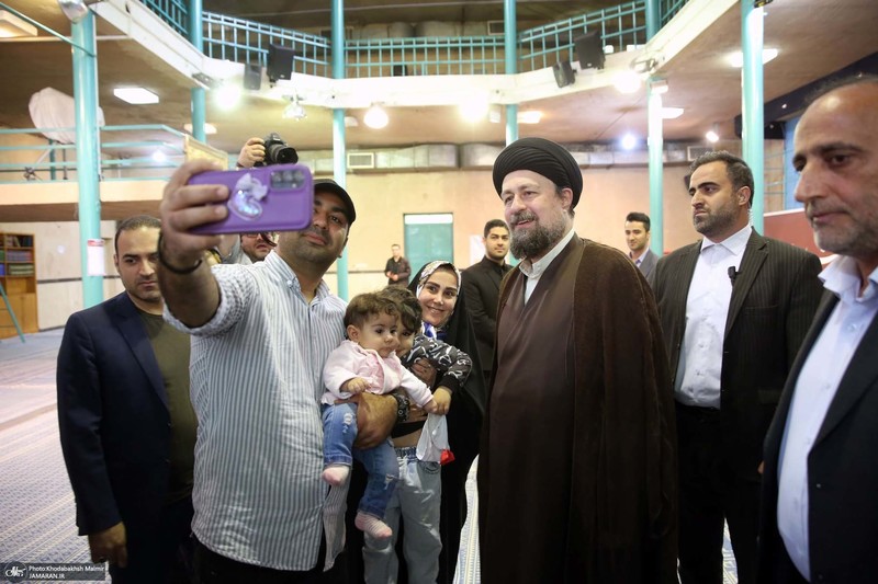 حضور سید حسن خمینی در دور دوم انتخابات مجلس شورای اسلامی