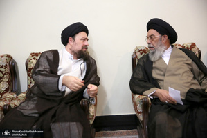 حاشیه تجدید میثاق هیأت رئیسه و اعضای مجلس خبرگان رهبری با آرمان های امام خمینی(س)