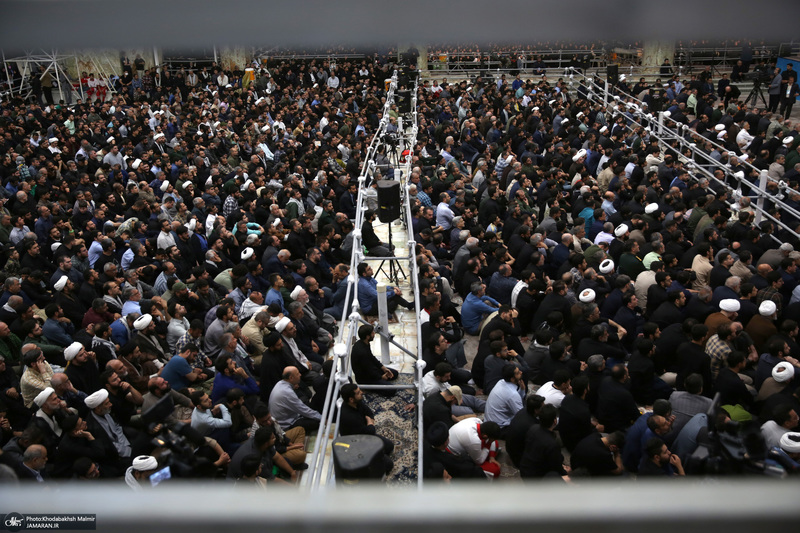 حضور شخصیت‌های سیاسی و مسئولان کشوری و لشکری در مراسم سالگرد ارتحال حضرت امام خمینی (س) -3