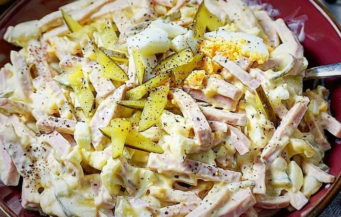 سیب زمینی و ژامبون 
