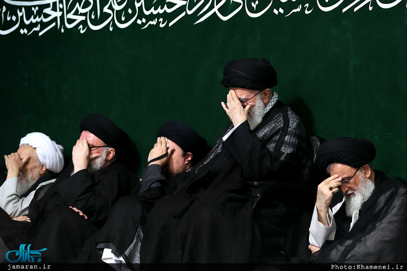آخرین شب مراسم عزاداری حضرت اباعبدالله الحسین(ع) با حضور رهبر معظم انقلاب
