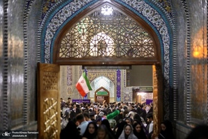 حال و هواى حرم مطهر امام رضا (ع) در شب ولادت