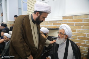 مراسم وداع با آیت الله العظمی شبیری زنجانی (ره)