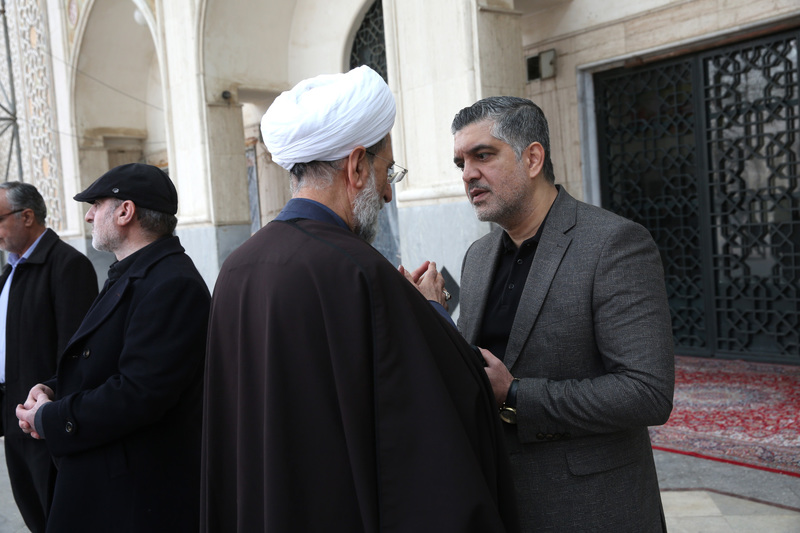 مراسم تشییع حجت الاسلام حاج شیخ مصطفی قنبرپور در حرم امام خمینی (س)