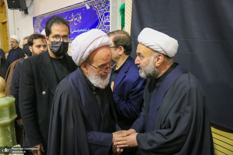 مراسم بزرگداشت شهید علی لاریجانی در حرم حضرت معصومه (س)