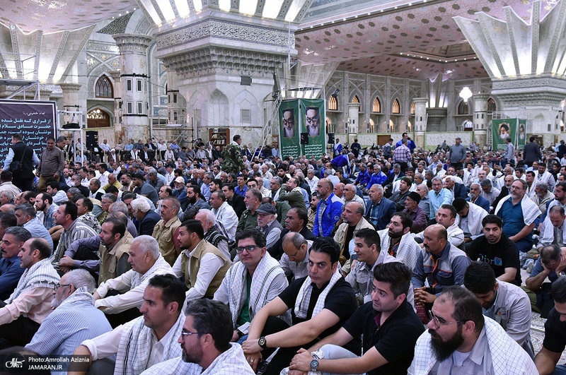 تجدید میثاق وزیر کار و نمایندگان جامعه کارگری با آرمان های حضرت امام (س)