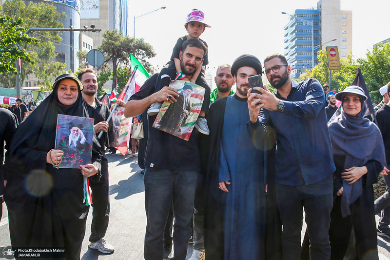 مراسم تشییع پیکر مطهر رهبر شهید انقلاب در تهران -5