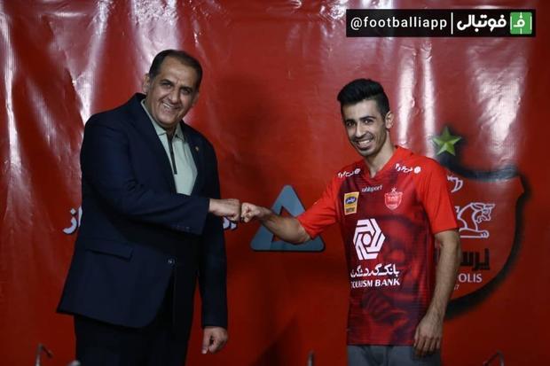 احسان پهلوان به پرسپولیس پیوست+عکس