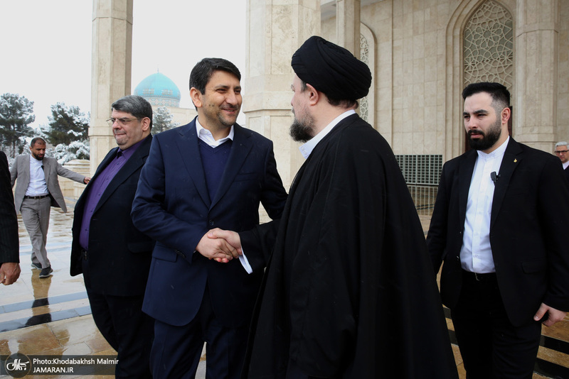 دیدار وزیر ارتباطات و معاونین با سید حسن خمینی