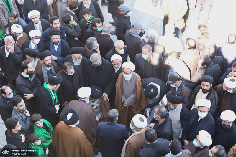 مراسم تشییع آیت الله العظمی صافی گلپایگانی (ره) در قم - 2