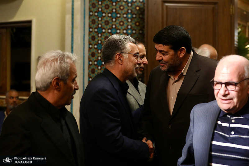 مراسم ختم پدر همسر محمد ظفرقندی