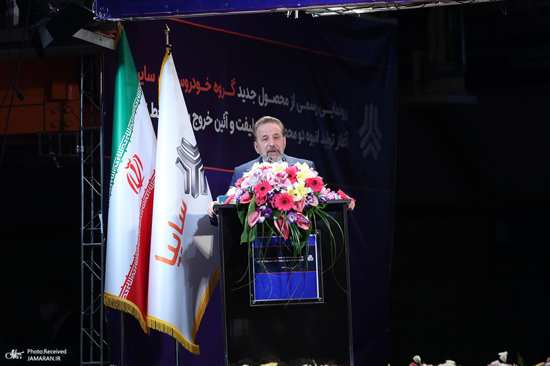 مراسم خروج پراید از خط تولید با حضور رئیس دفتر رئیس جمهوری