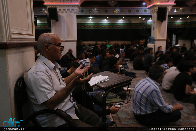 مراسم احیای شب بیست و یکم ماه مبارک رمضان در موسسه انصار الحسین(ع)