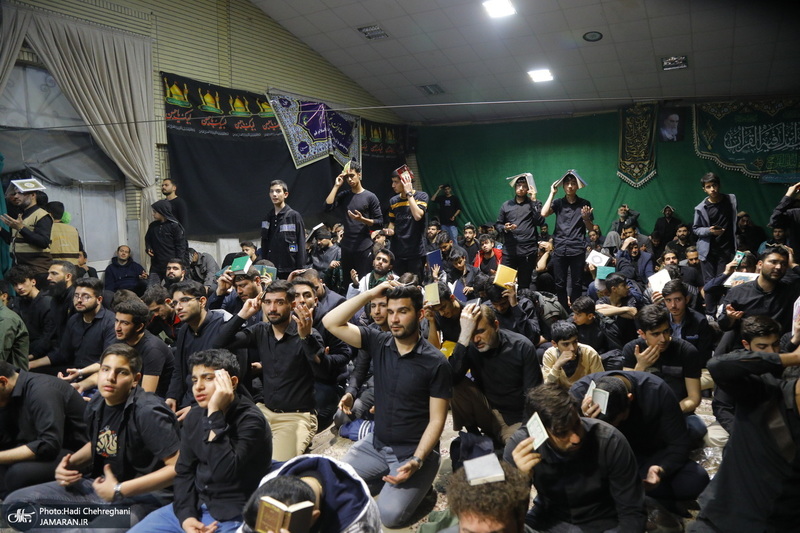 احیای شب بیست و یکم ماه مبارک رمضان در گلزار شهدای قم‎