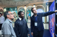 غرفه معاونت بین الملل موسسه تنظیم و نشر آثار امام خمینی (ره) در نمایشگاه کتاب