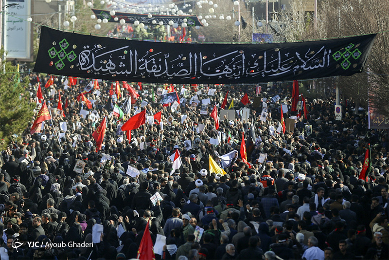 مراسم تشییع و خاکسپاری سردارحاج قاسم سلیمانی در کرمان