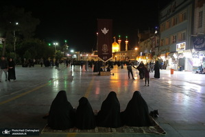 مراسم احیای شب بیست و یکم ماه رمضان در جوار حرم کریمه اهل بیت(س)