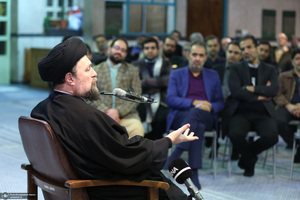 دیدار مدیر عامل ایرنا با جمعی از مدیران با سید حسن خمینی