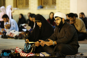 مراسم احیاء شب نوزدهم ماه مبارک رمضان در حرم مطهر حضرت معصومه(س)