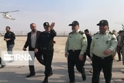 فرمانده نیروی انتظامی از پایانه مرزی چذابه بازدید کرد