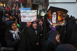 تجمع و راهپیمایی مردمی در اعتراض به آشوب های اخیر در استان 