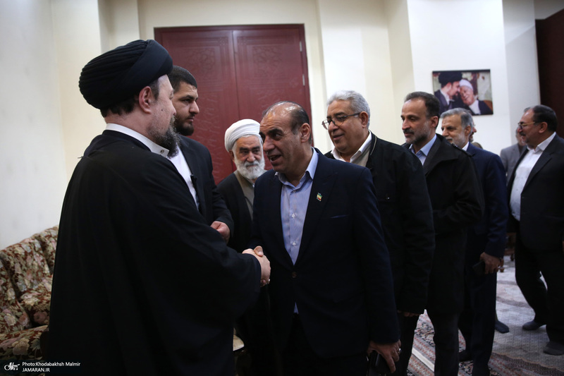 حاشیه دیدار نمایندگان مجلس با سید حسن خمینی