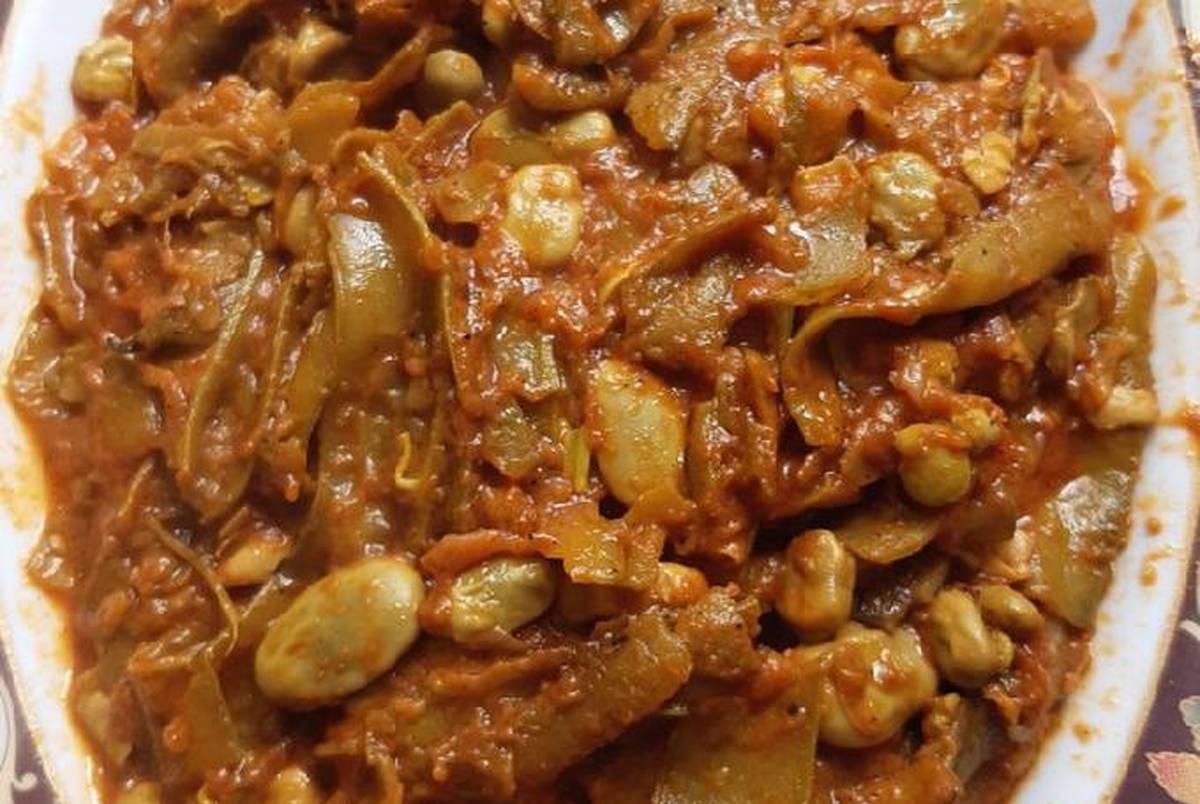 طرز تهیه دو پیازه باقلا به روش مجلسی