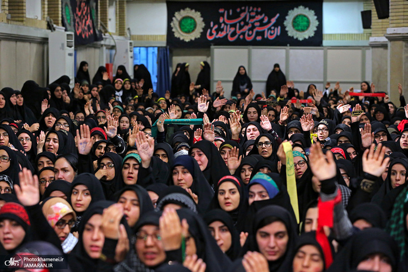 مراسم عزاداری اربعین حسینی با حضور هیئت‌های دانشجویی در حسینیه امام خمینی