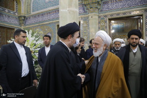 مراسم بزرگداشت آیت الله موسوی بجنوردی (ره) در قم - 2