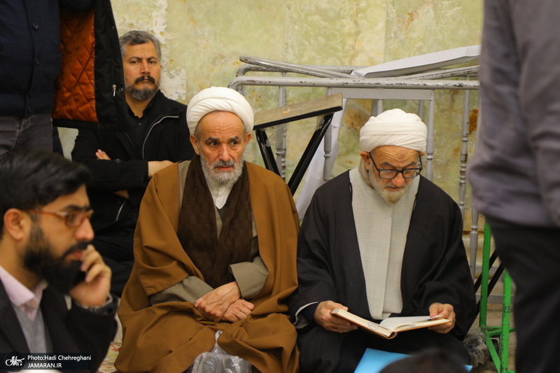 مراسم بزرگداشت شهیدان «علی رازینی» و «محمد مقیسه» در مسجد اعظم قم‎