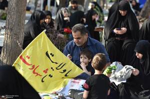مراسم پرفیض دعای عرفه در قطعه ۲۹ بهشت زهرا(س)