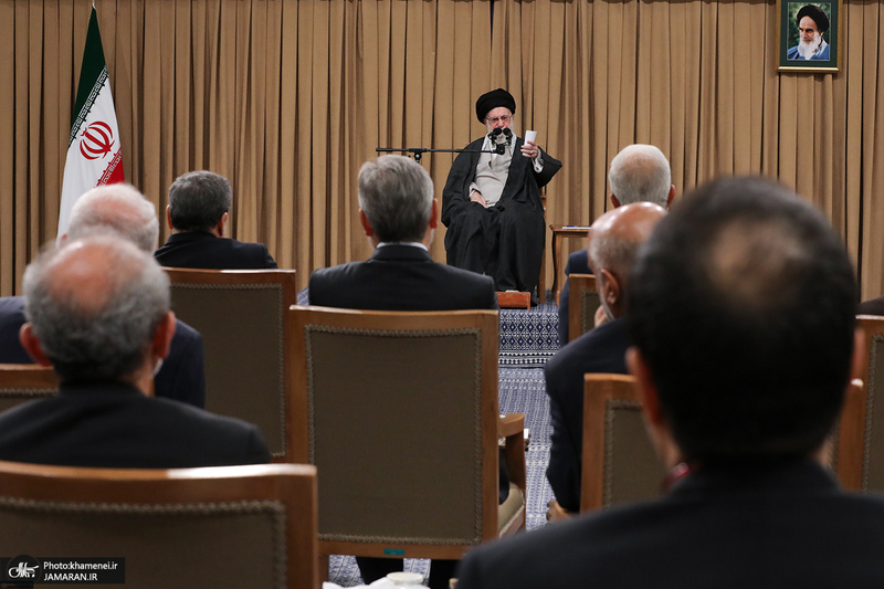 دیدار رئیس‌جمهور و اعضای هیئت دولت با رهبر معظم انقلاب