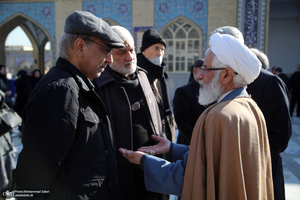 مراسم تشییع و خاکسپاری پیکر اشرف بروجردی